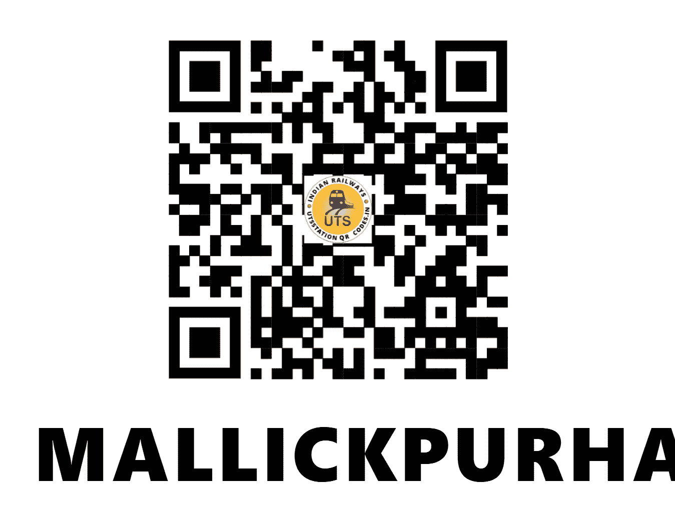UTS QR Code for MALLICKPURHAT - MKRH - NF (WEST BENGAL)